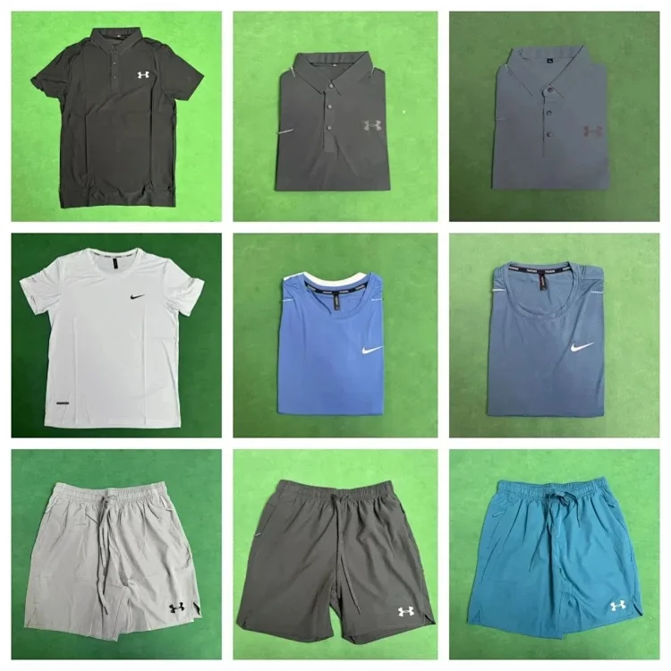 Nike /Under Armour T-shirt shorts suit（5+） LV belts