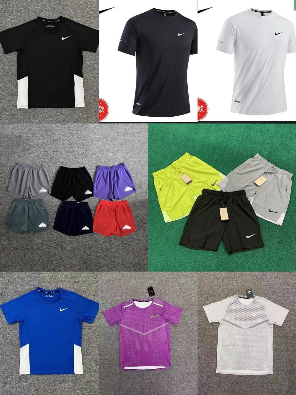 Nike Sports quick-drying shorts/Nike set t-shirts/tee