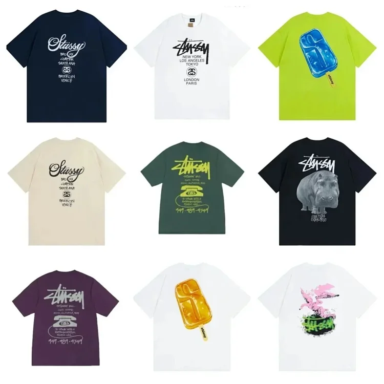  Stussy T-shirt Tee （40 Style）