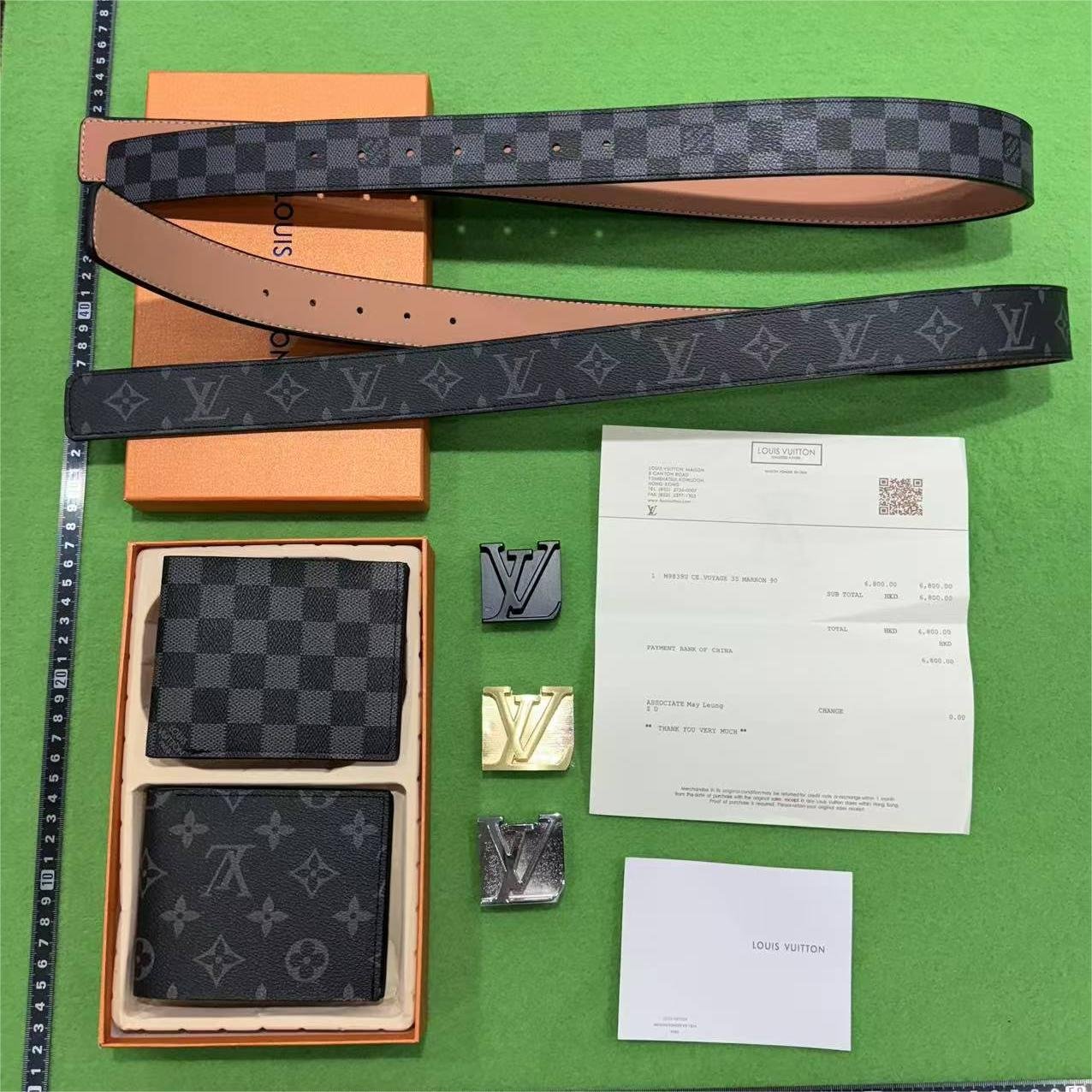 LV\Gucci\Burberry\belt wallet gift box\Men's belt
