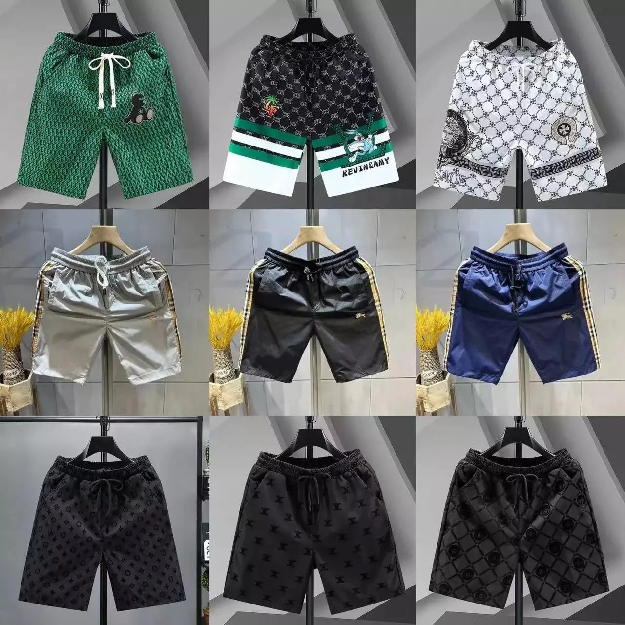 BURBERRY/Loewe/LV/GUCCI/Versace/Moncler shorts/short pants collection