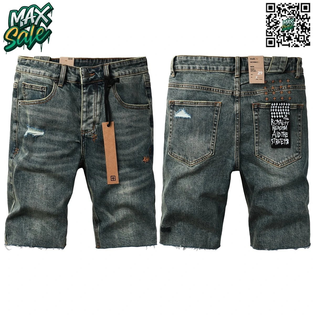 KSUBI denim shorts